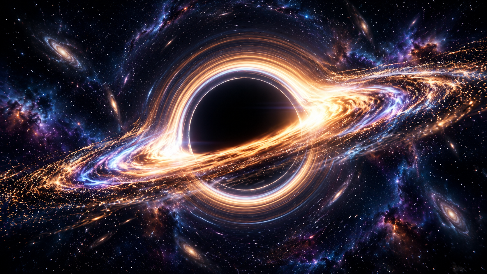 Black Hole simulation with a luminous lensed accretion disk and surrounding star field
